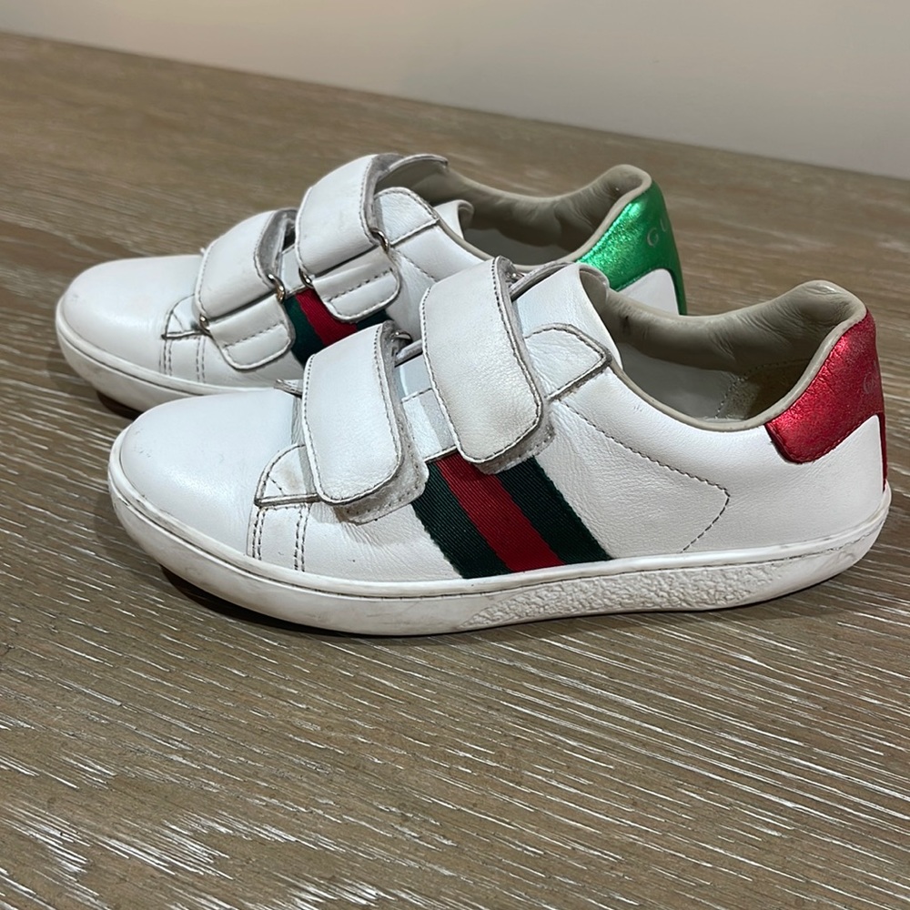 *** KIDS GUCCI ACE SNEAKERS SZ 29/ 11.5  ***